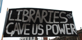 Slogan for the libraries power