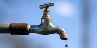 A tap picture on water shortage