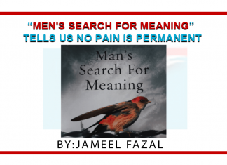 Men's Search For Meaning Tells Us No Pain Is Permanent