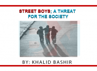 Street Boys; A Threat For The Society